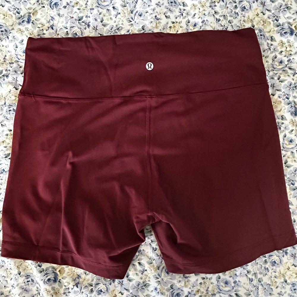 lululemon athletica Women's Deep burgundy Athletic Shorts